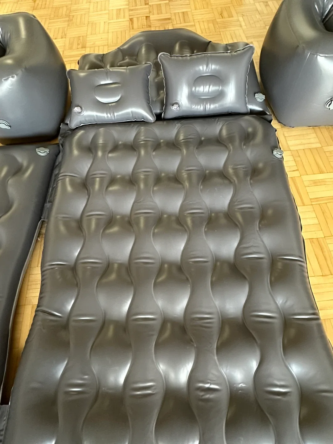 Inflatable Camping Mattress with Pillows & Chairs image indicator(3)