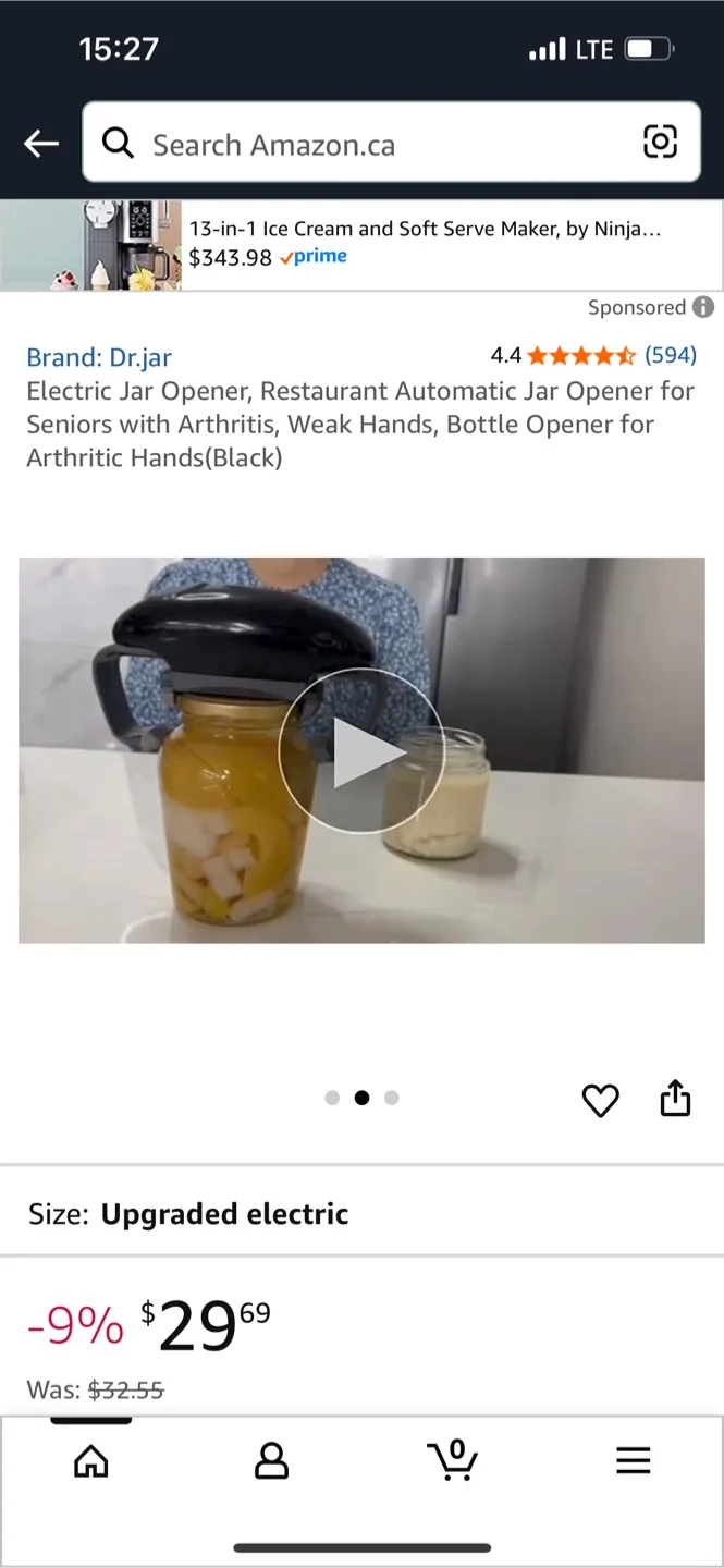 Electric Jar Opener - Like New! thumbnail