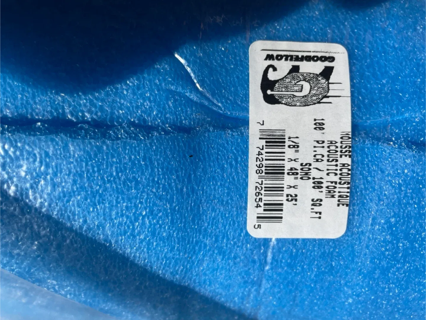 Goodfellow Acoustic Foam - 100 sq ft image indicator(2)