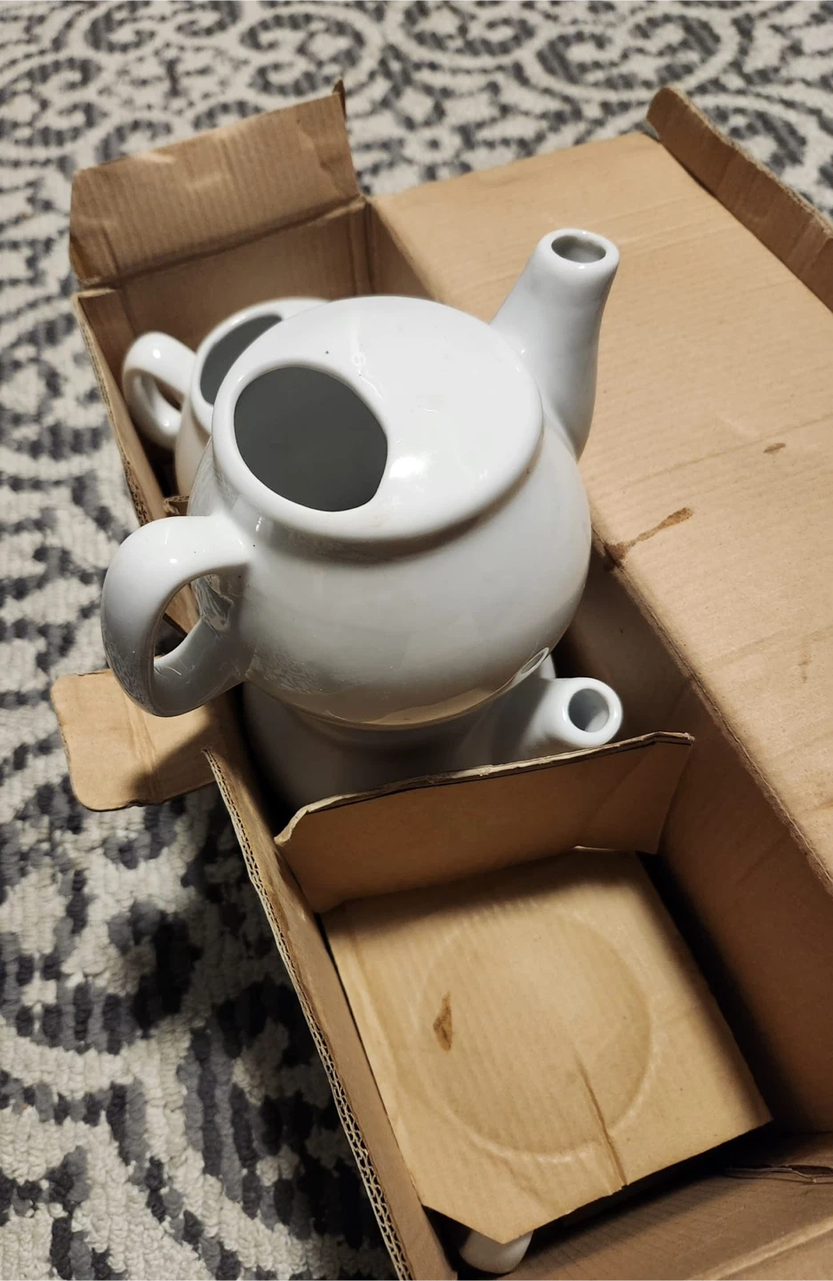 Magnum Teapot 16oz Ceramic White (Set of 3) - photo 3
