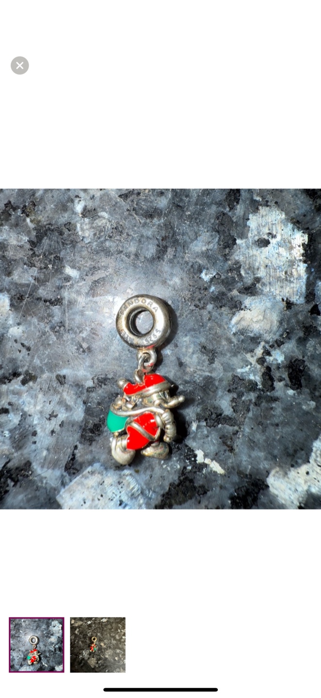 Pandora Disney Santa Mickey Charm - photo 2