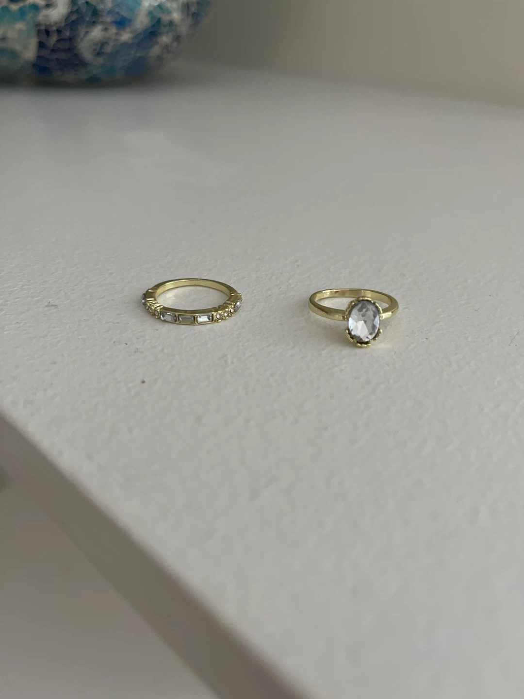 Gold Rings (Set of 2)