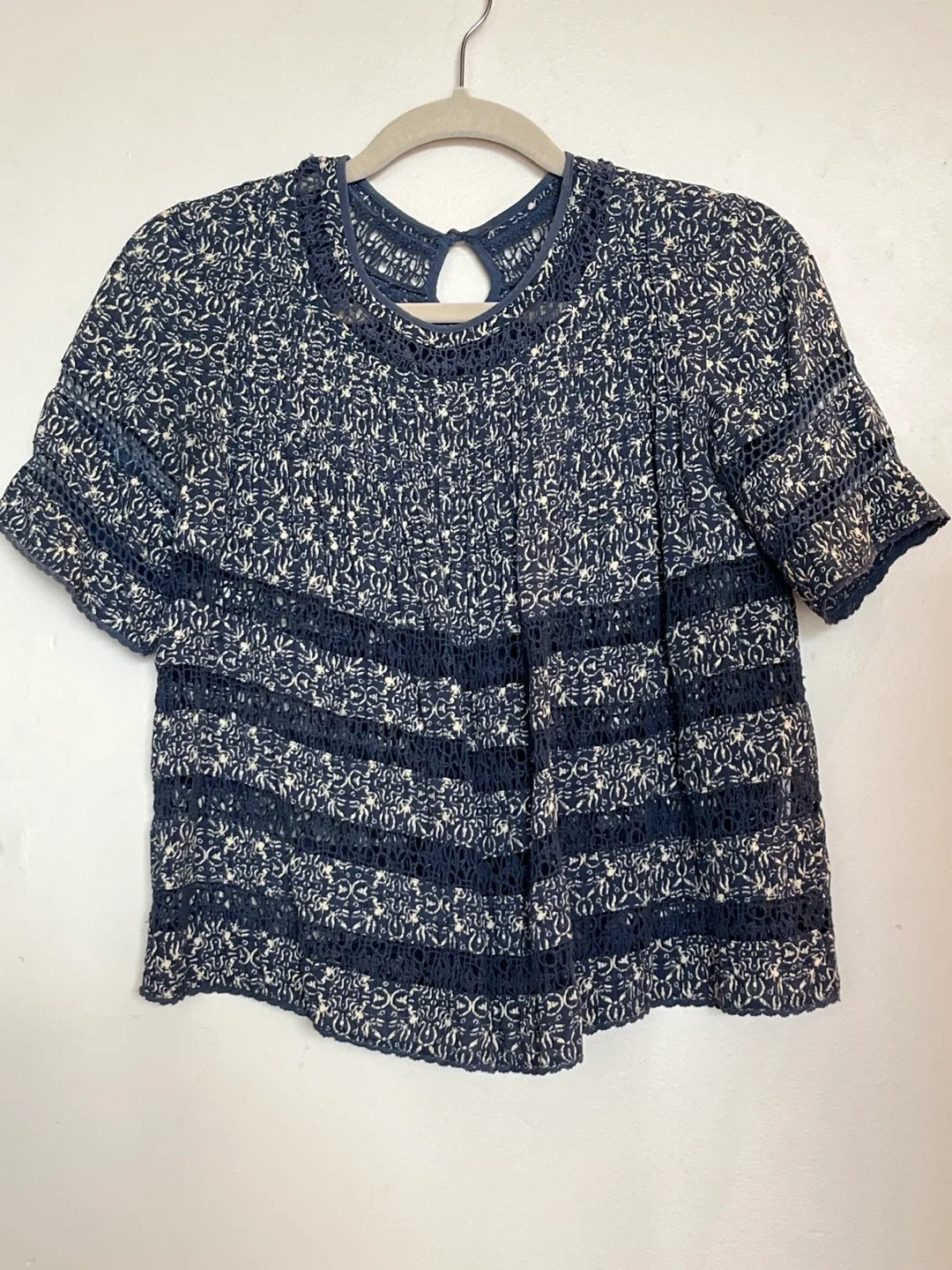 Wilfred blue blouse thumbnail