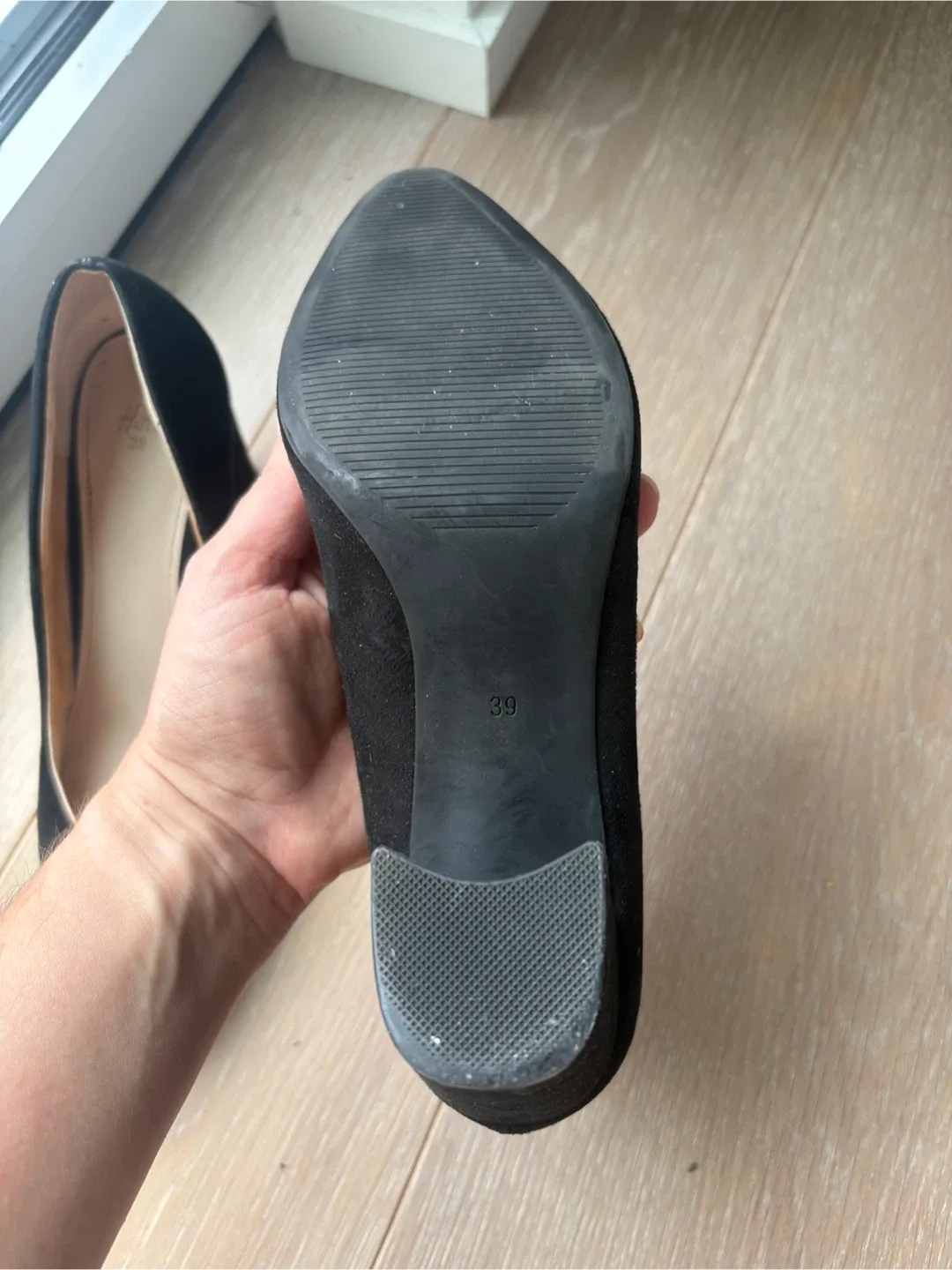Black Suede Heels - Size 39 image indicator(4)