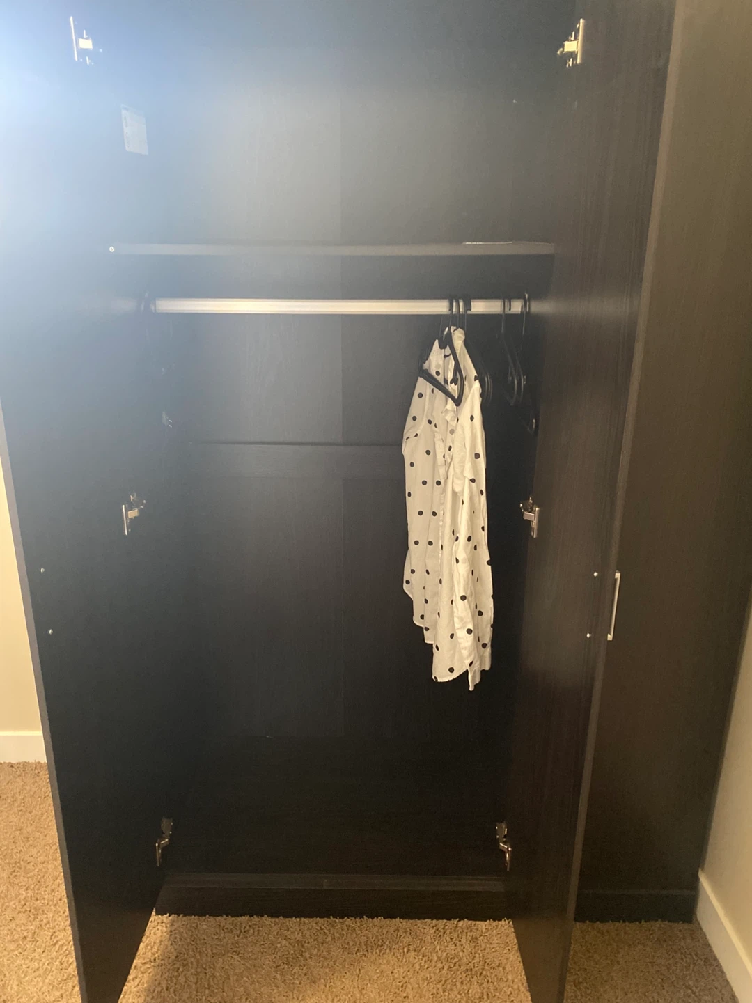 Sauder 3-Door Espresso Wardrobe - photo 3