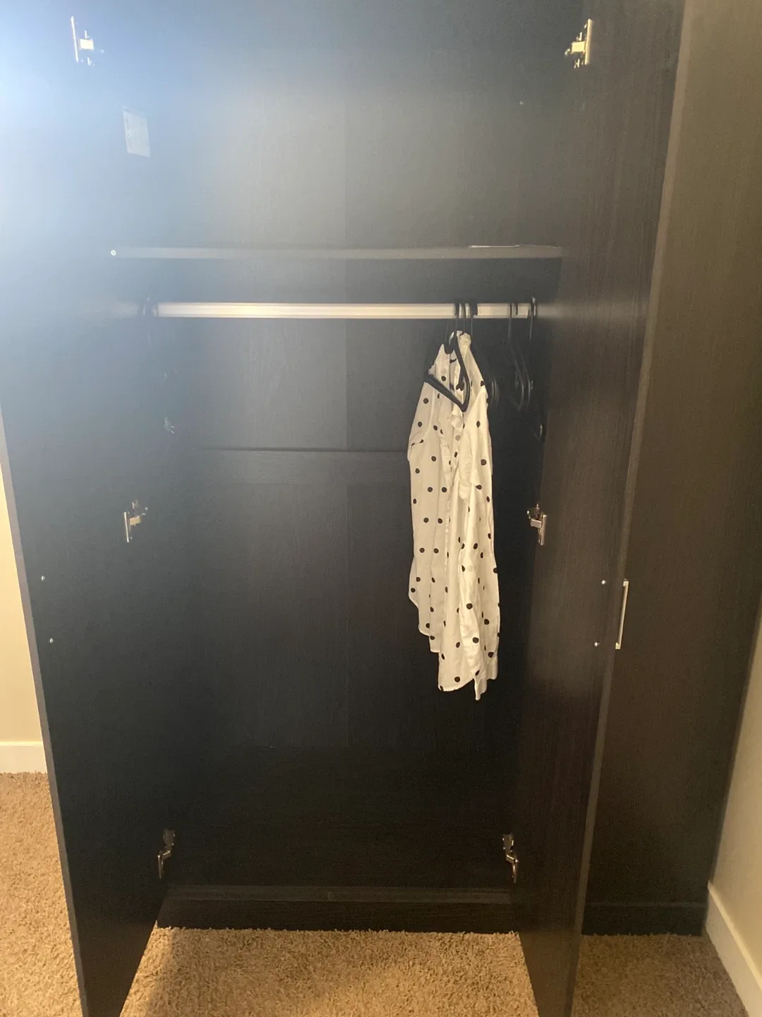 Sauder 3-Door Espresso Wardrobe image indicator(3)