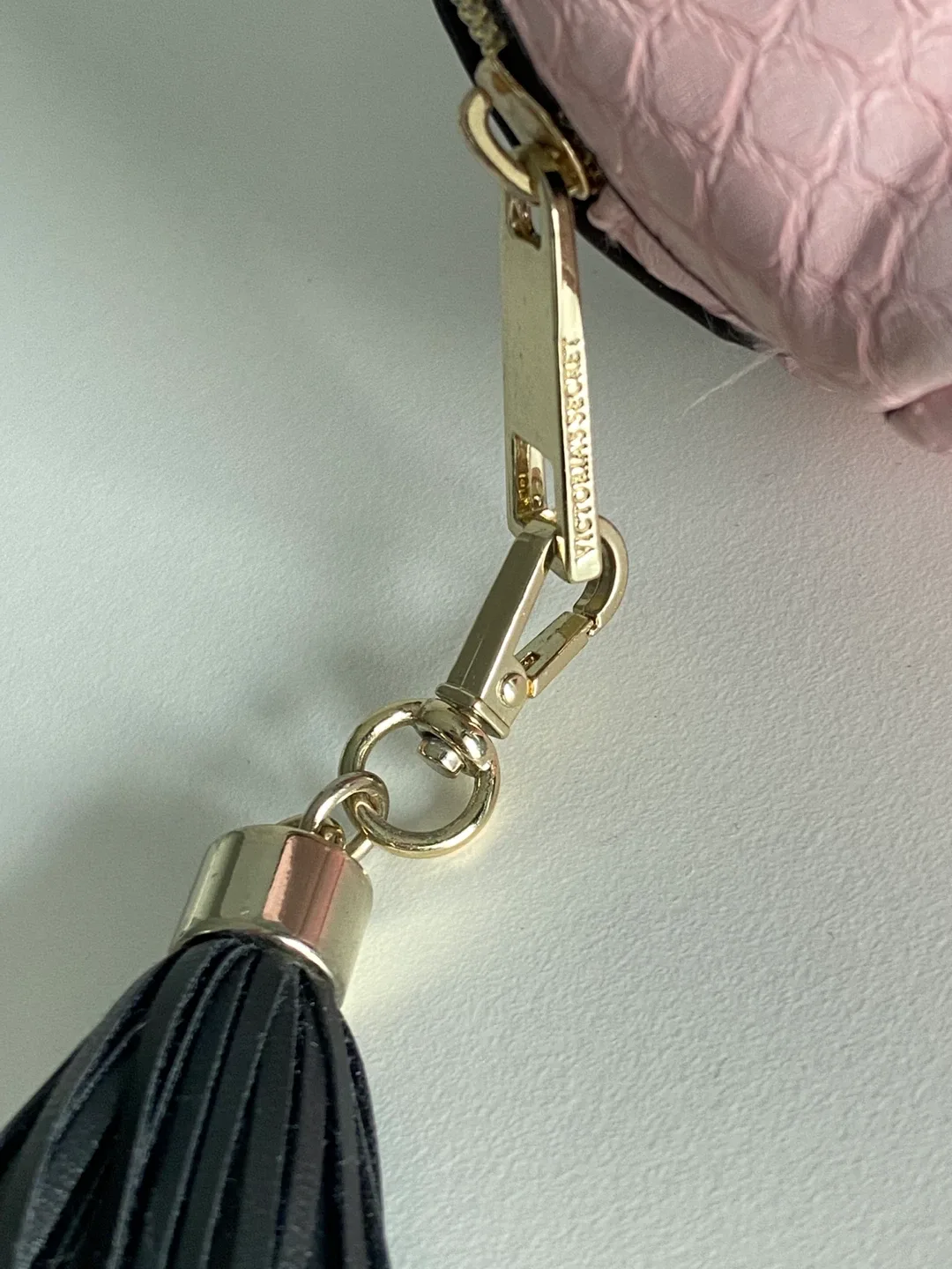 Victoria's Secret Pink Snake Skin Bag + FREE Tassel image indicator(2)