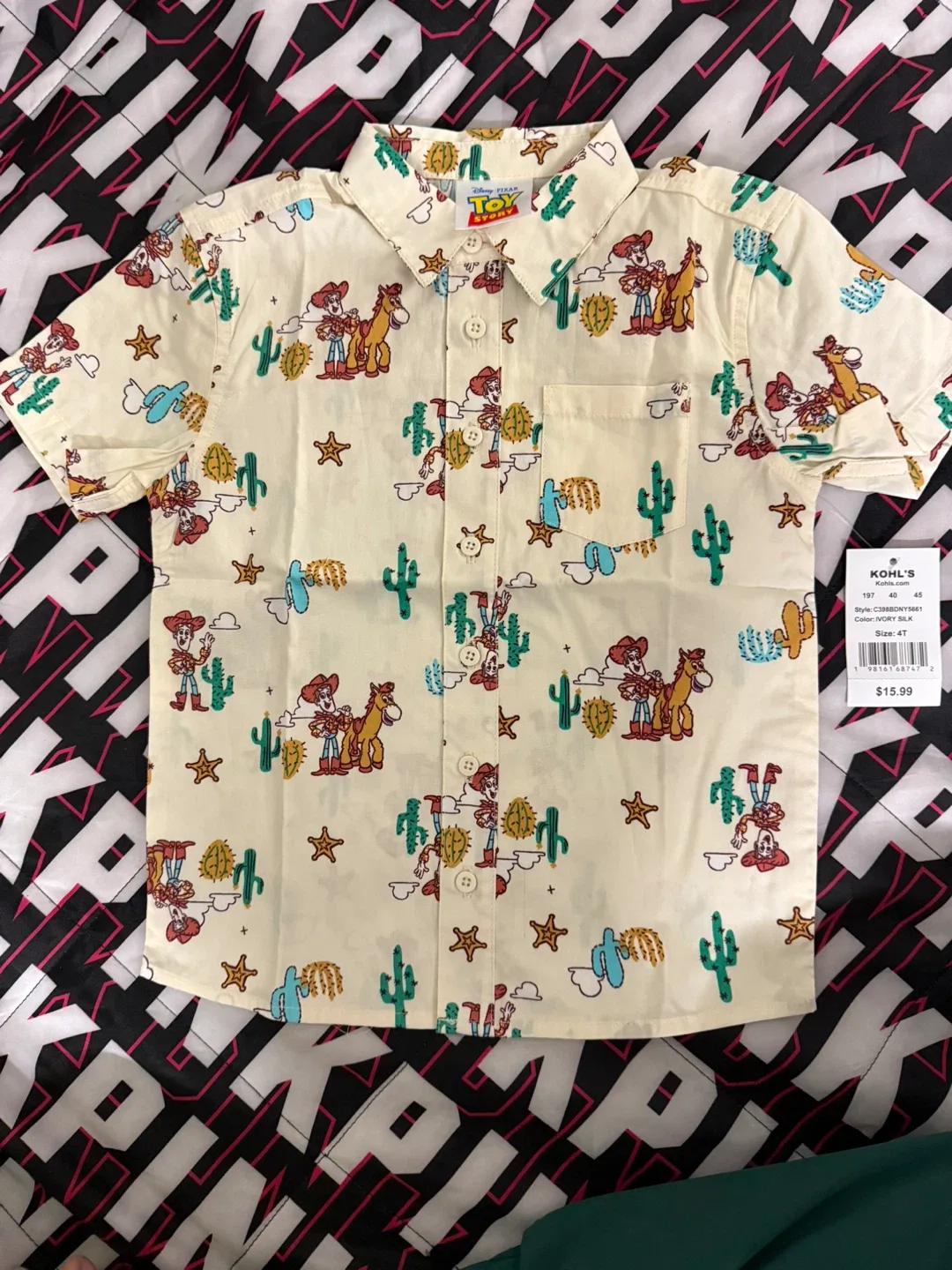 Toy Story Button-Down Shirt - Size 4T thumbnail