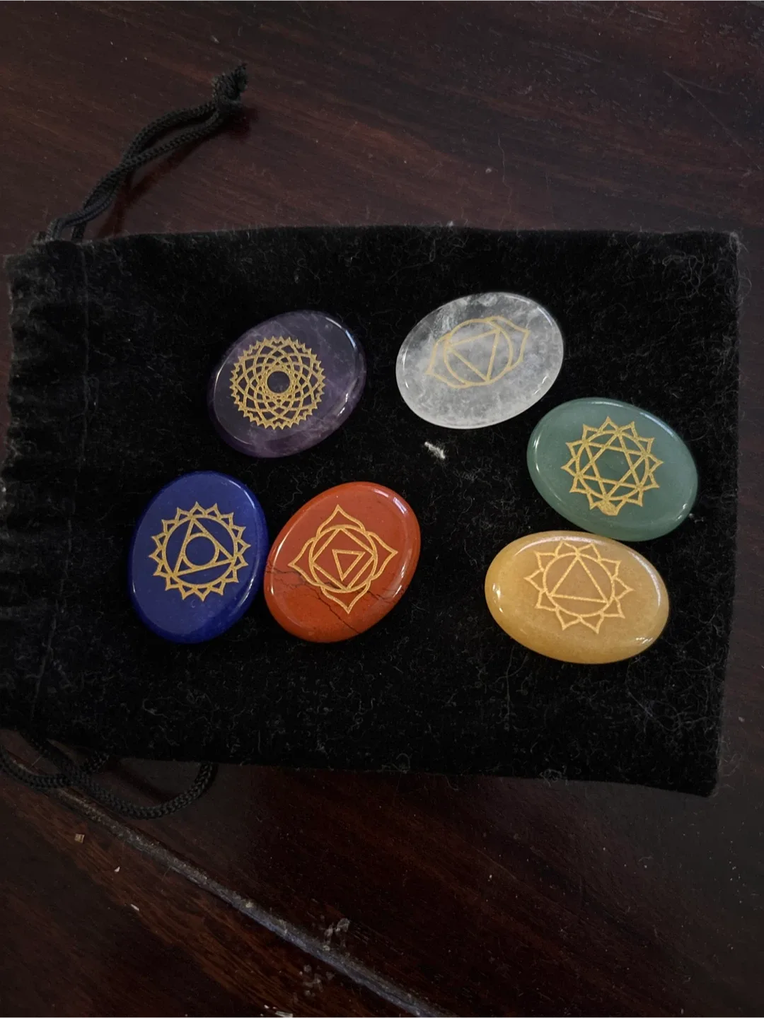 Chakra Stones Set with Pouch thumbnail