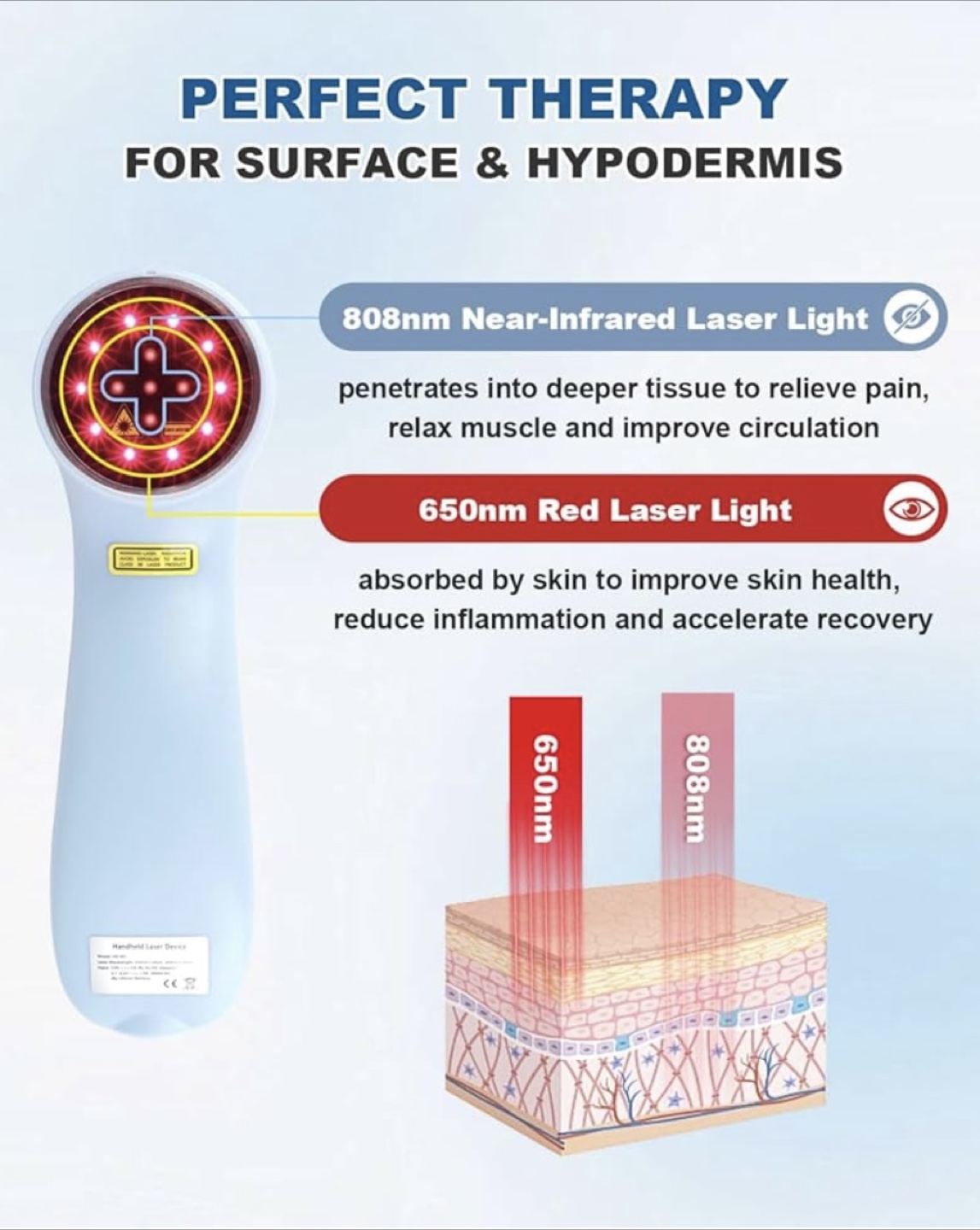 Cold Laser Therapy Device for Pain Relief - photo 5