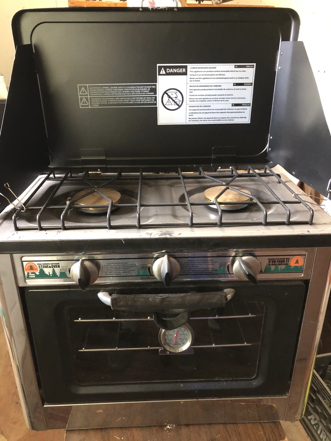 Trailwood Dual Burner Outdoor Stove & Oven CS-0901