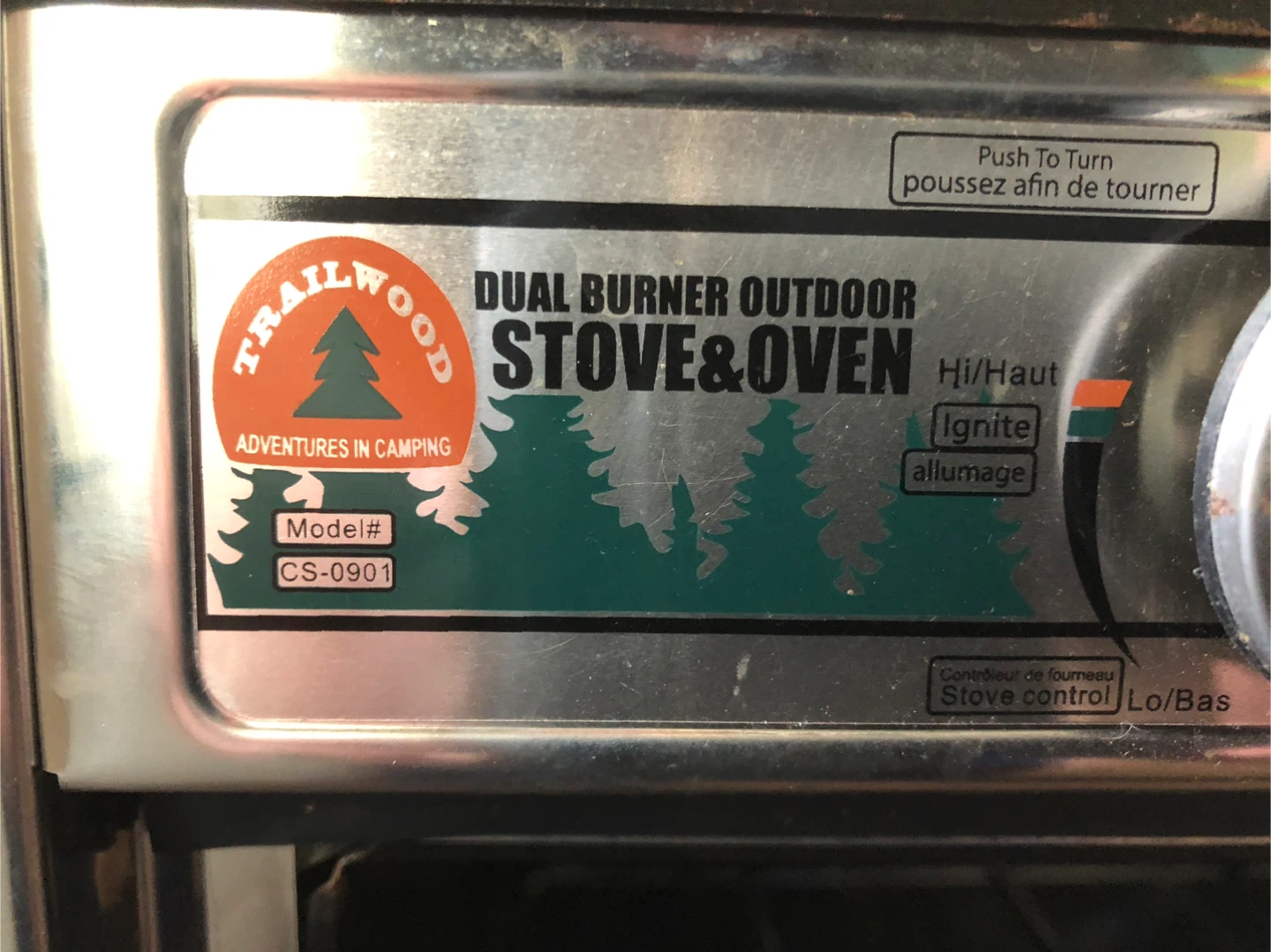 Trailwood Dual Burner Outdoor Stove & Oven CS-0901 - photo 4