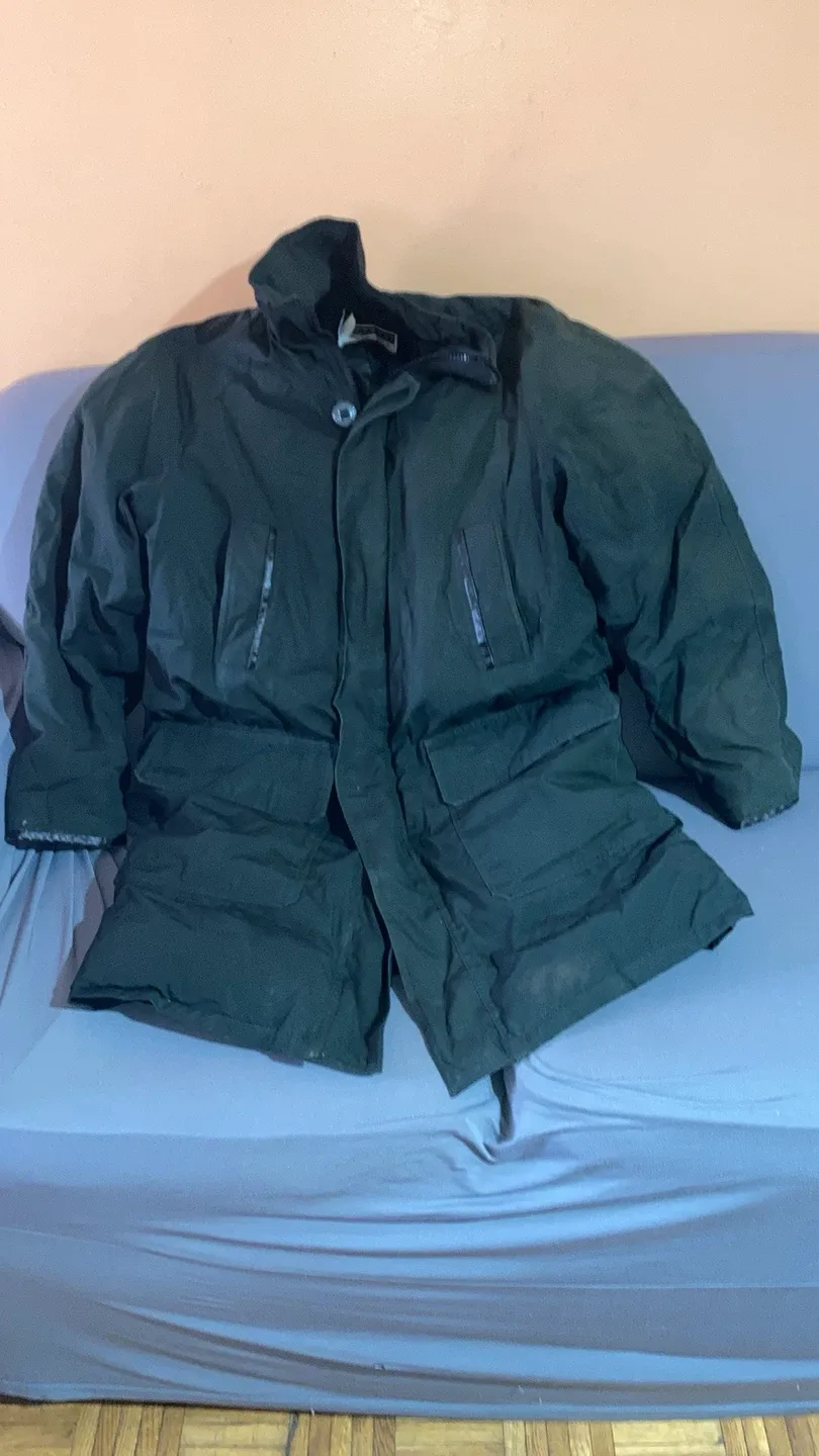 Retro Outdoor Down Parka - Size M thumbnail
