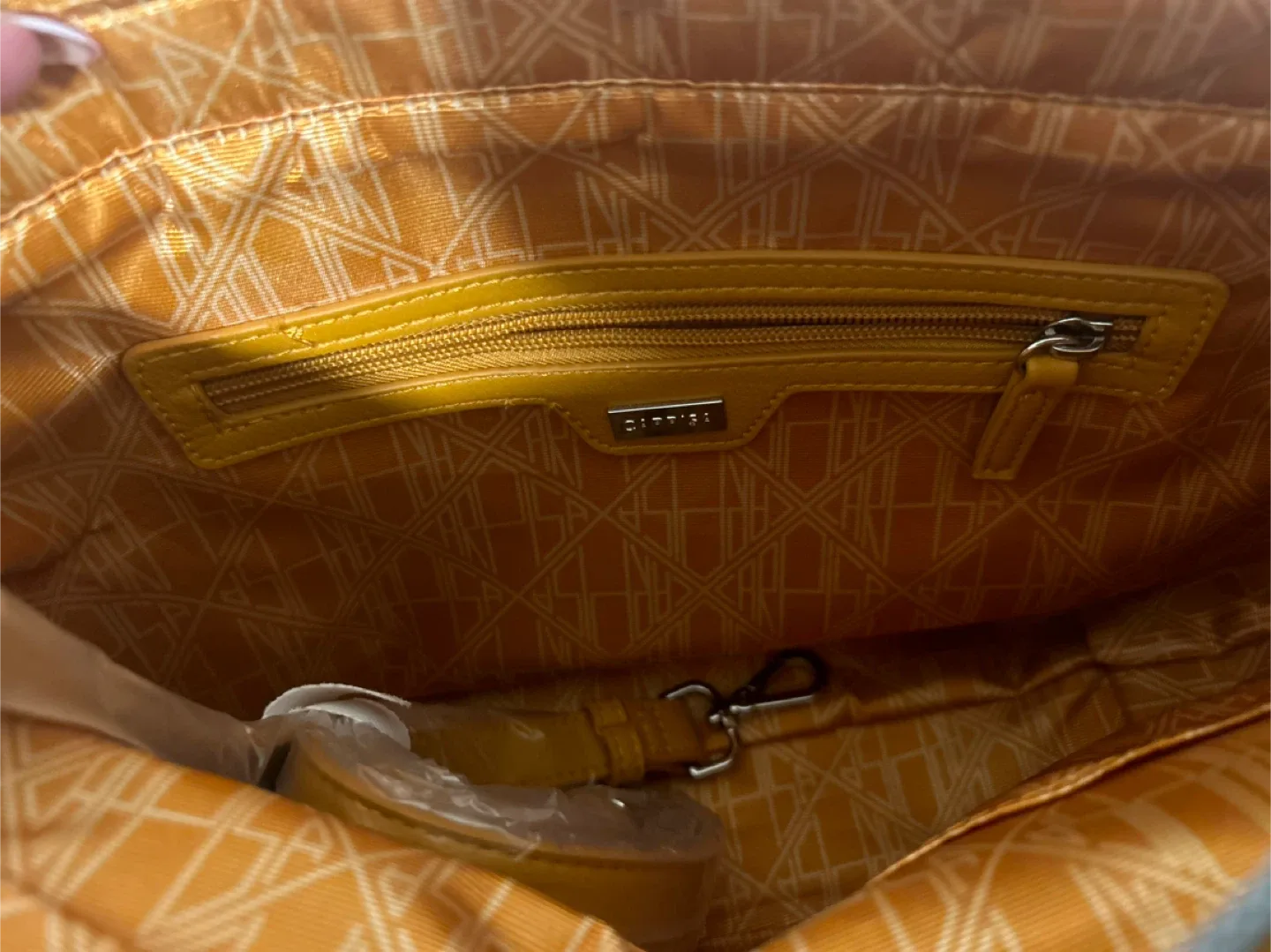 Carpisa Mustard Tote Bag - Brand New image indicator(6)