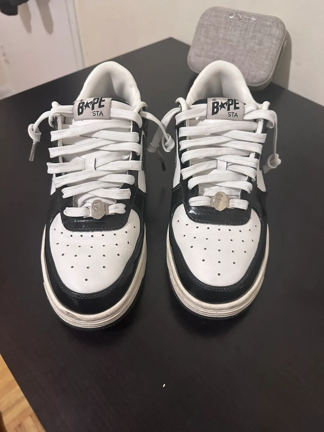BAPE STA Low Sneakers - Black/White image indicator(7)