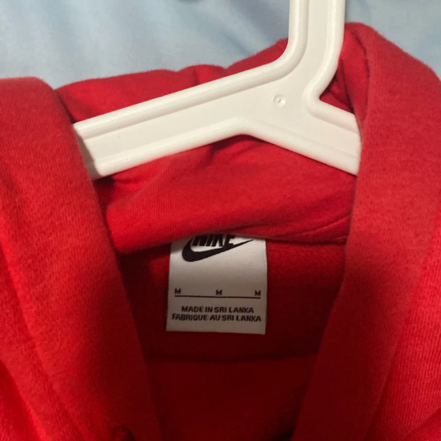 Nike Red Hoodie - Size Medium image indicator(2)