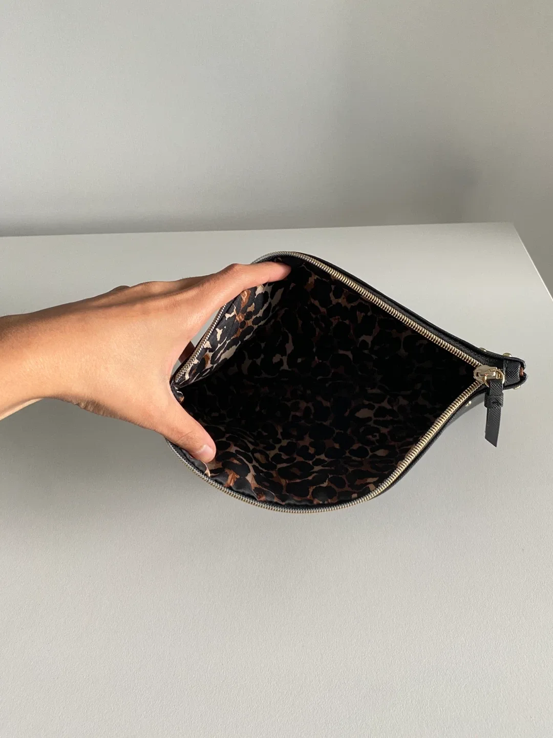 Large Victoria's Secret Black Studded Bag image indicator(3)