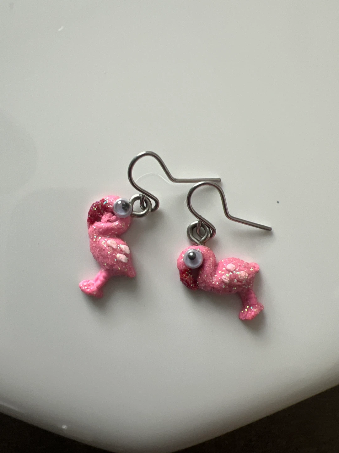 Pink Flamingo Earrings