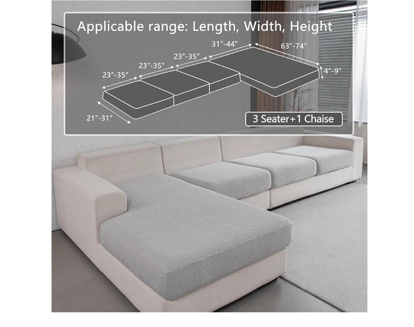 New super soft sectional couch cover - photo 2