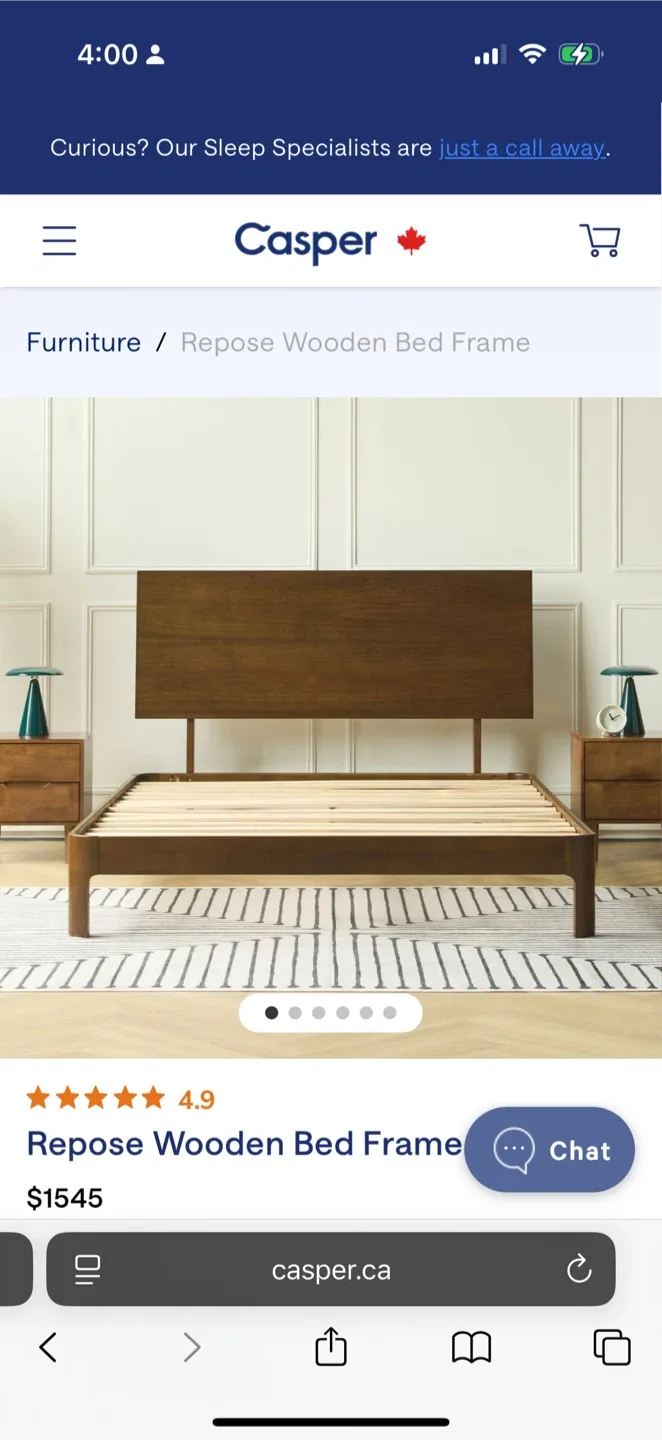 Casper Repose Wooden headboard thumbnail