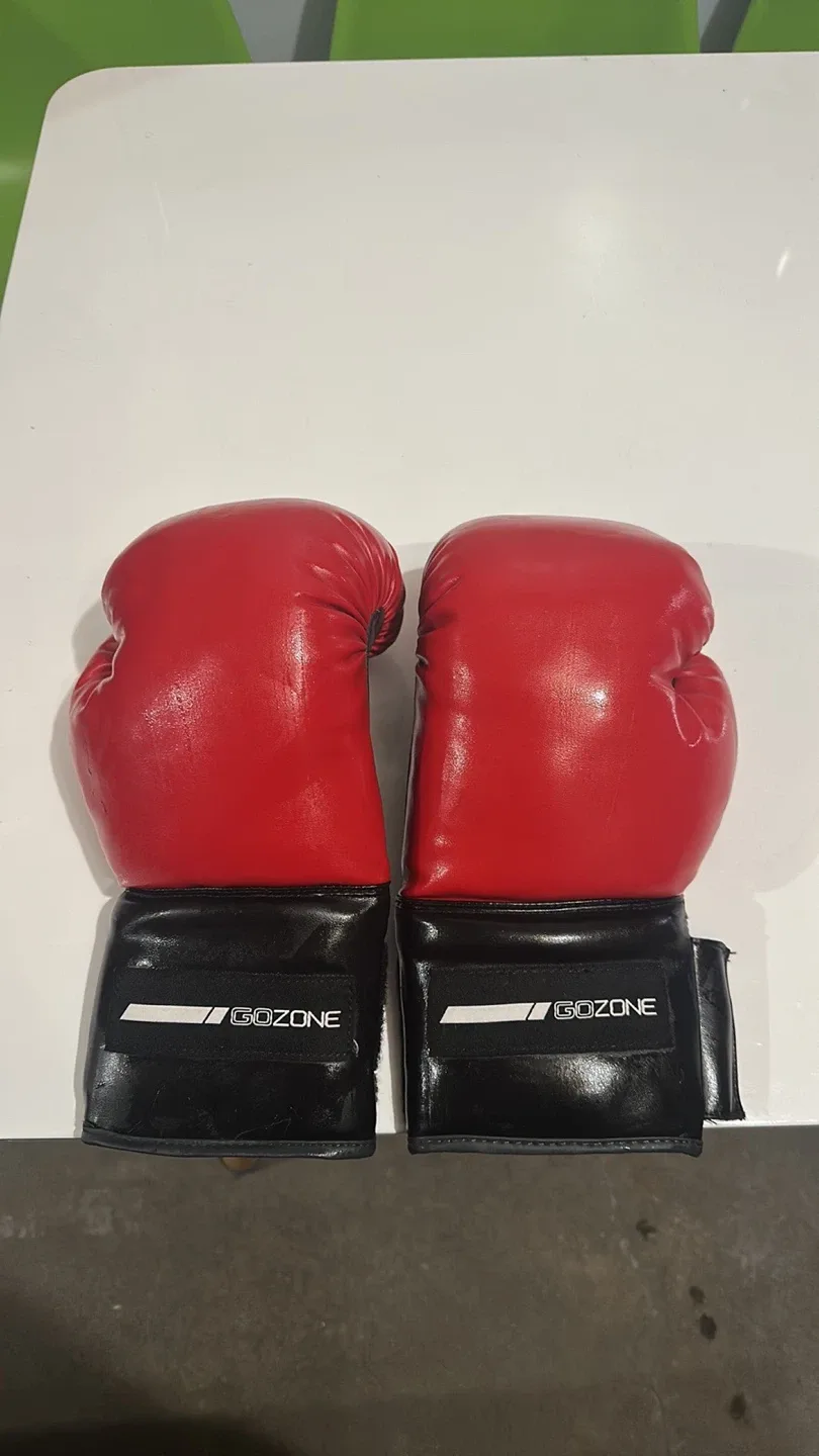 GOZONE Boxing Gloves - Red & Black thumbnail