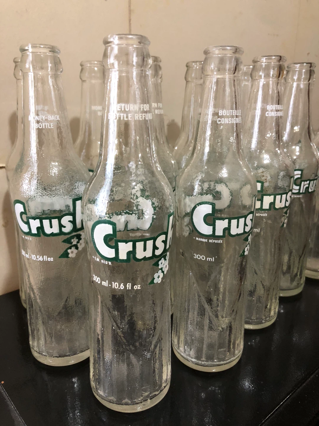 16 Vintage Glass Crush Soda Bottles - photo 2