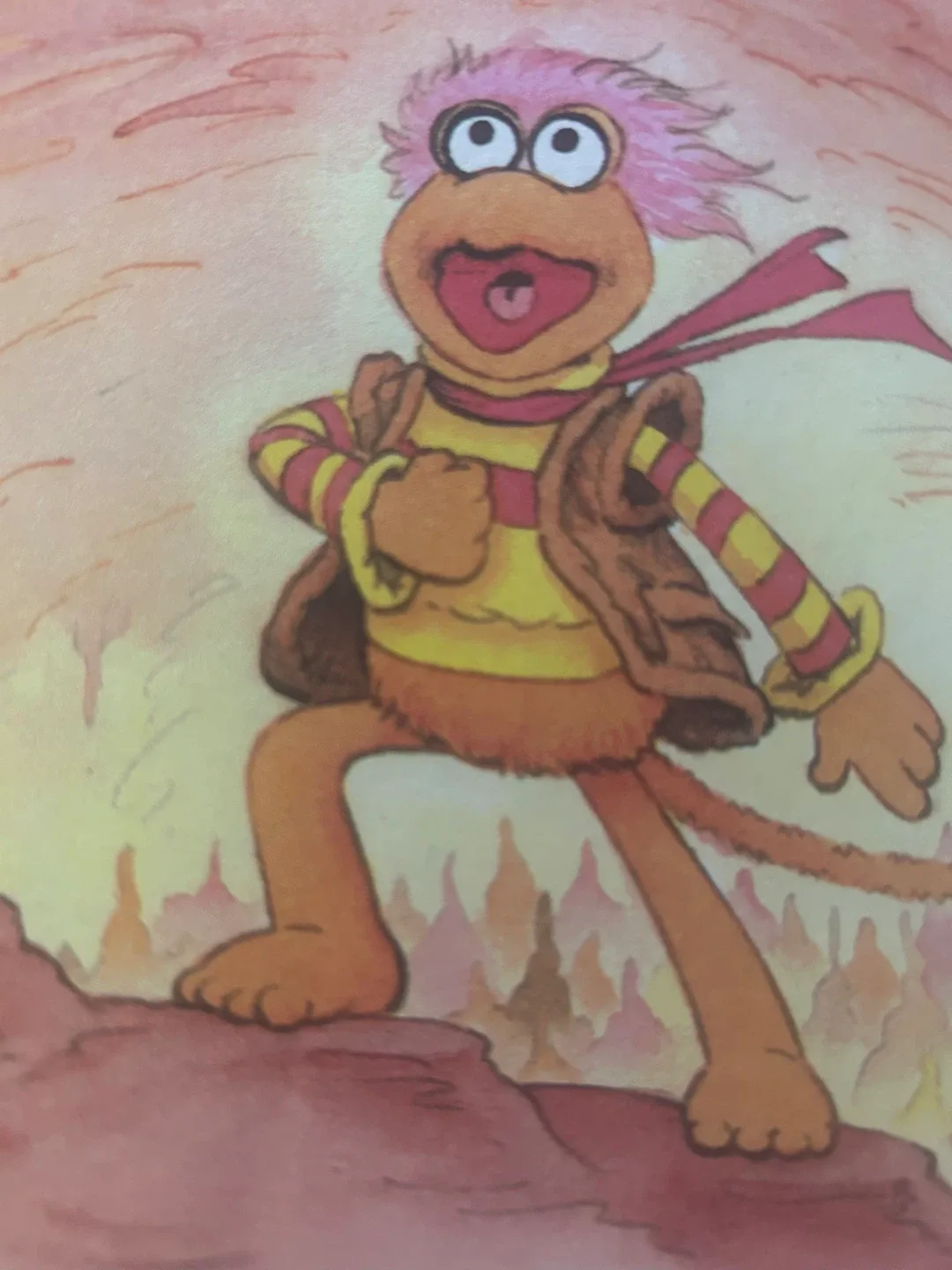 Hard cover book what is a Fraggle? image indicator(6)