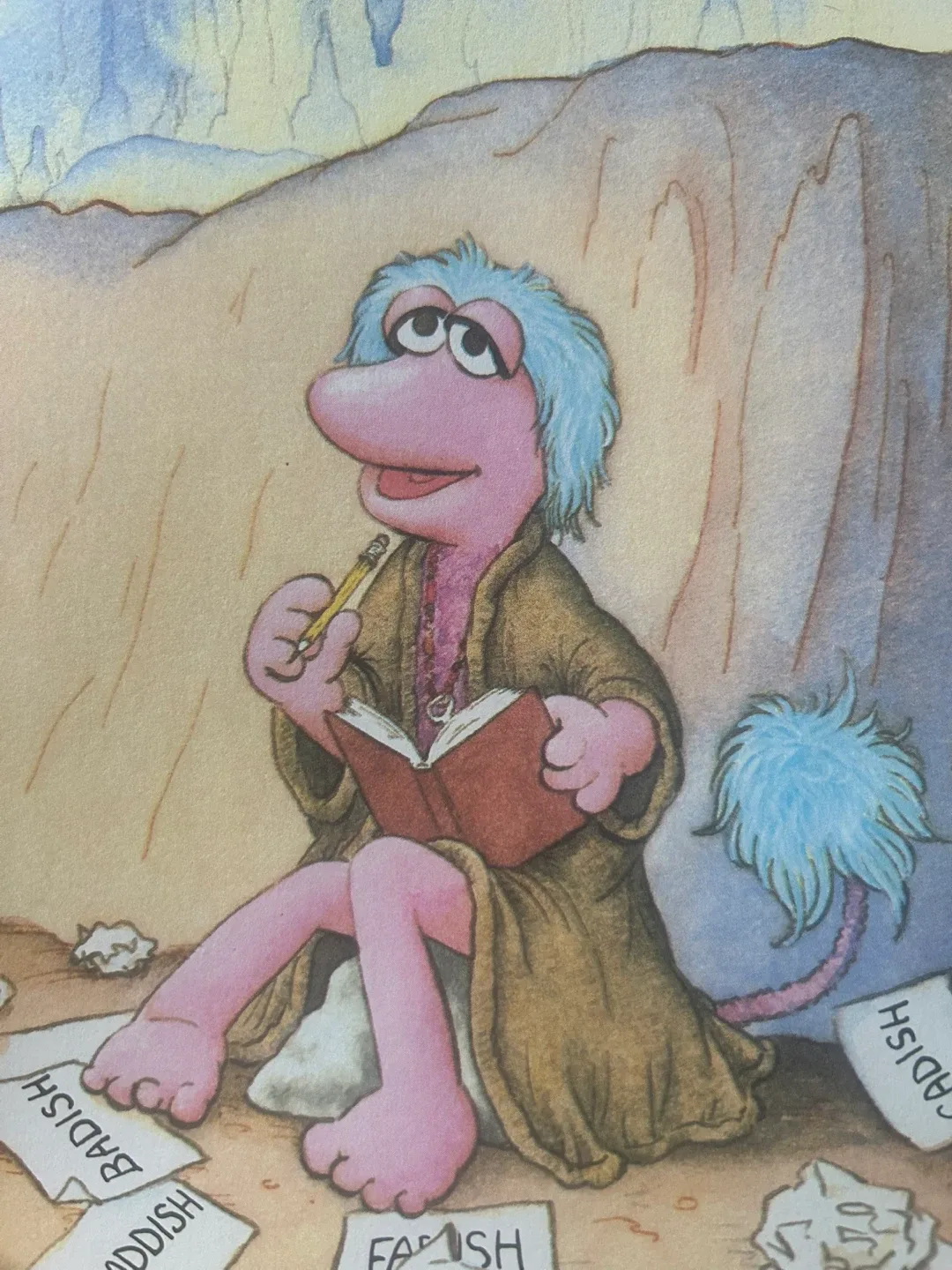 Hard cover book what is a Fraggle? image indicator(9)