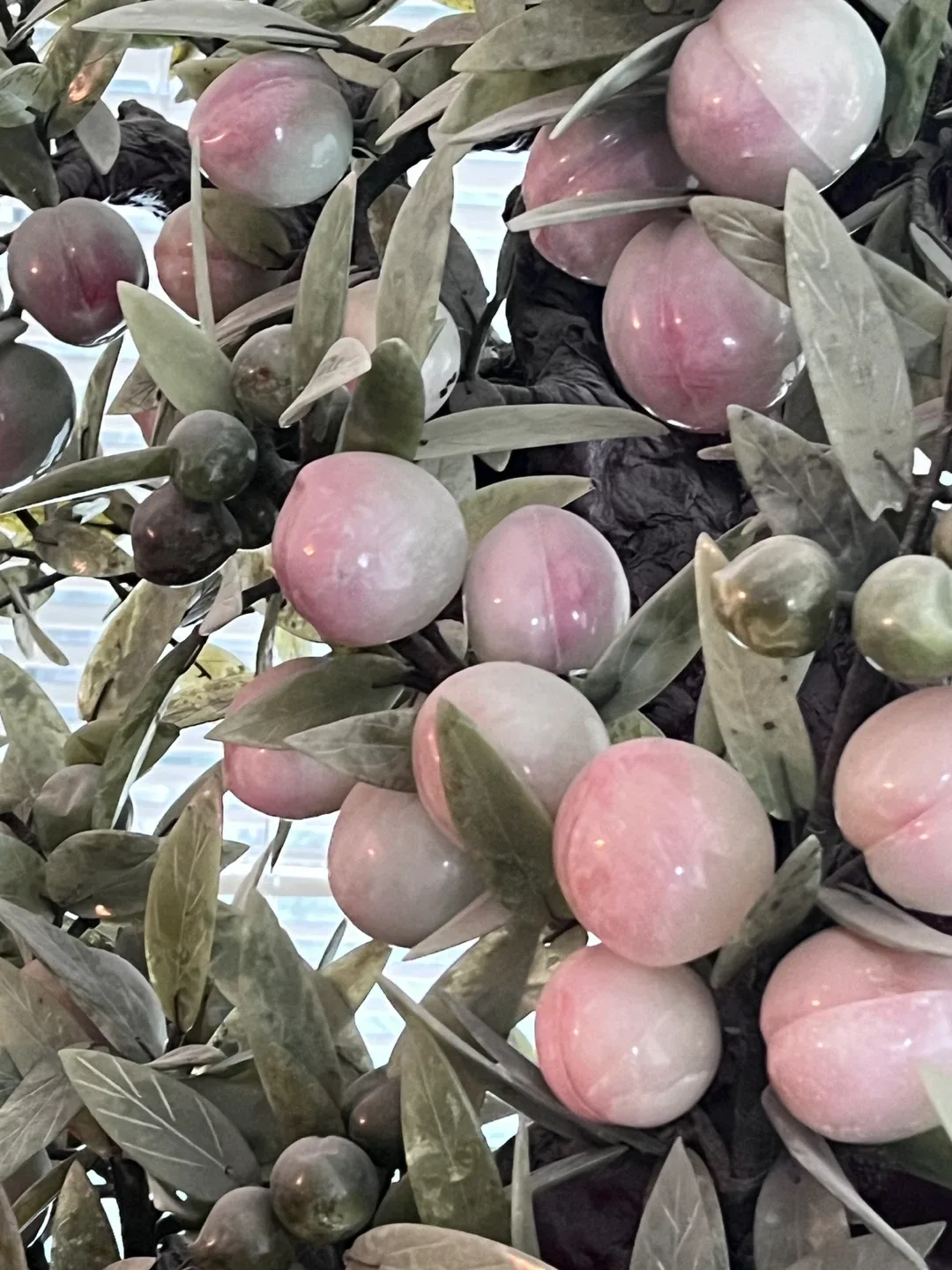 Jade Bonsai Tree with Peach Accents image indicator(3)