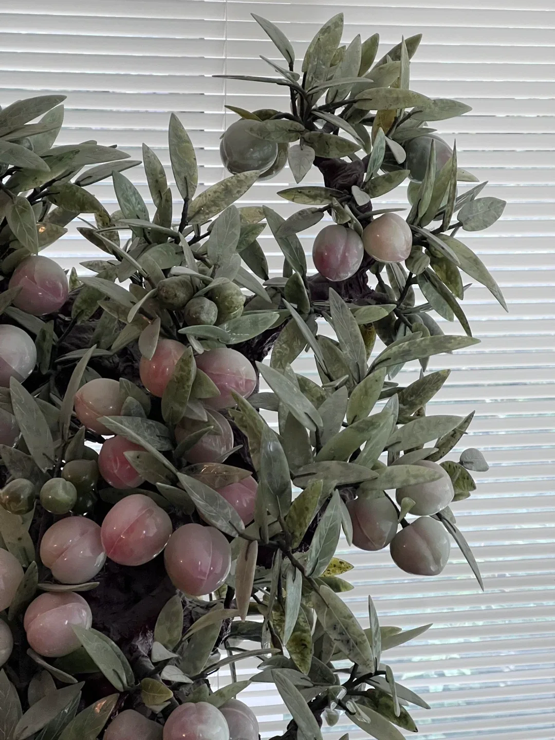 Jade Bonsai Tree with Peach Accents image indicator(4)