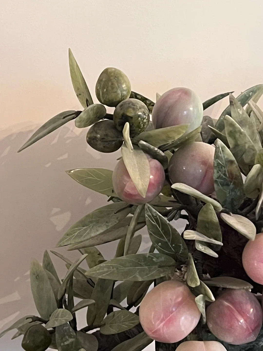 Jade Bonsai Tree with Peach Accents image indicator(7)