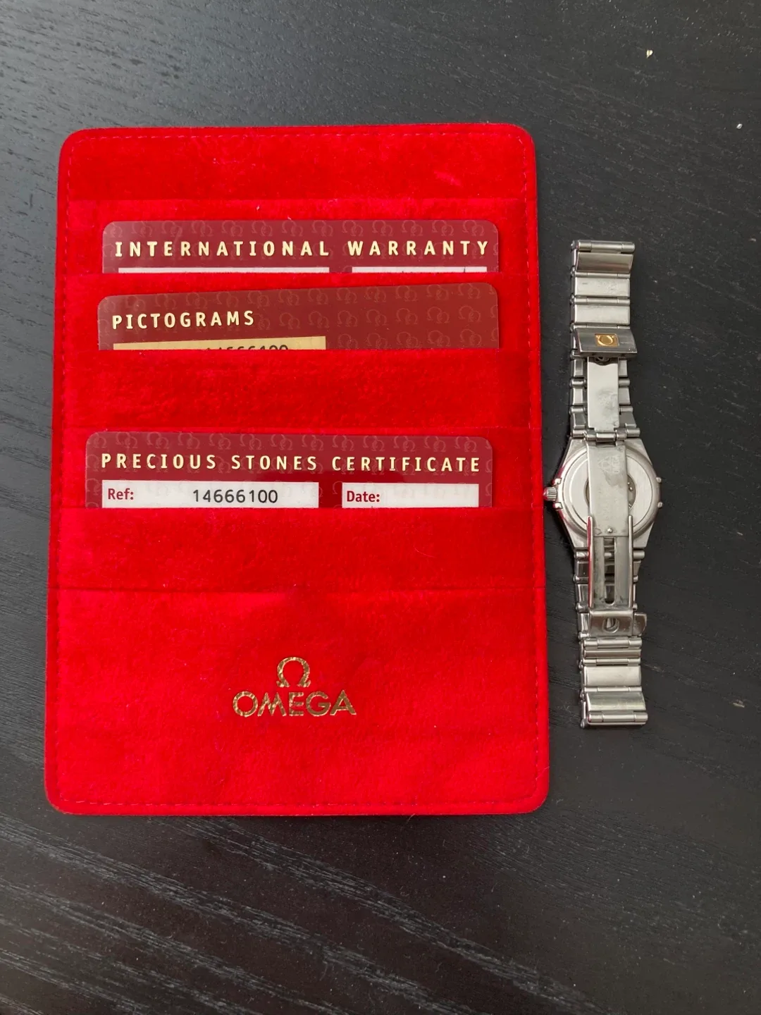 Small Omega Constellation w/ a Diamond Bezel thumbnail
