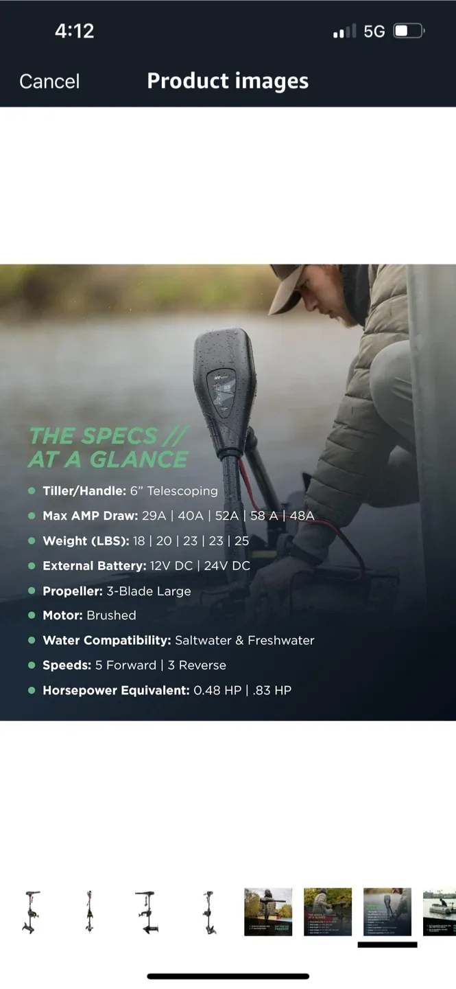 New Newport Vessels NV Series Trolling Motor image indicator(7)