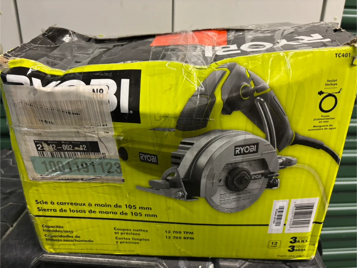 Ryobi 4" Hand Held Tile Saw image indicator(6)