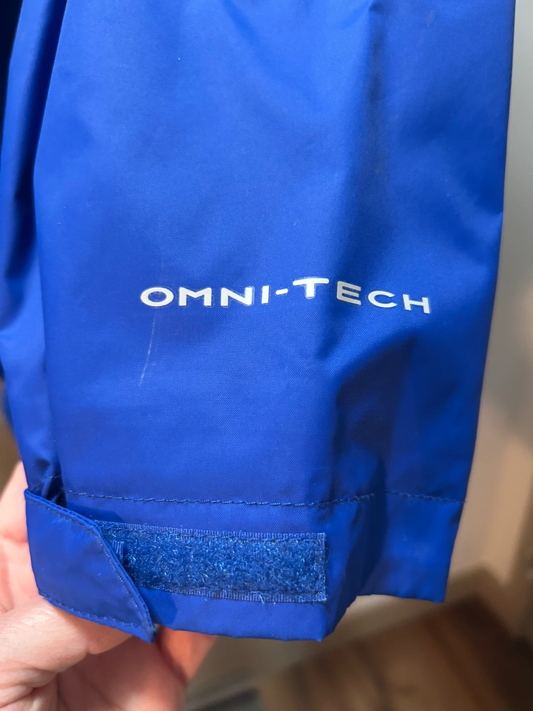 Columbia Blue Rain Jacket, Omni-Tech - photo 2