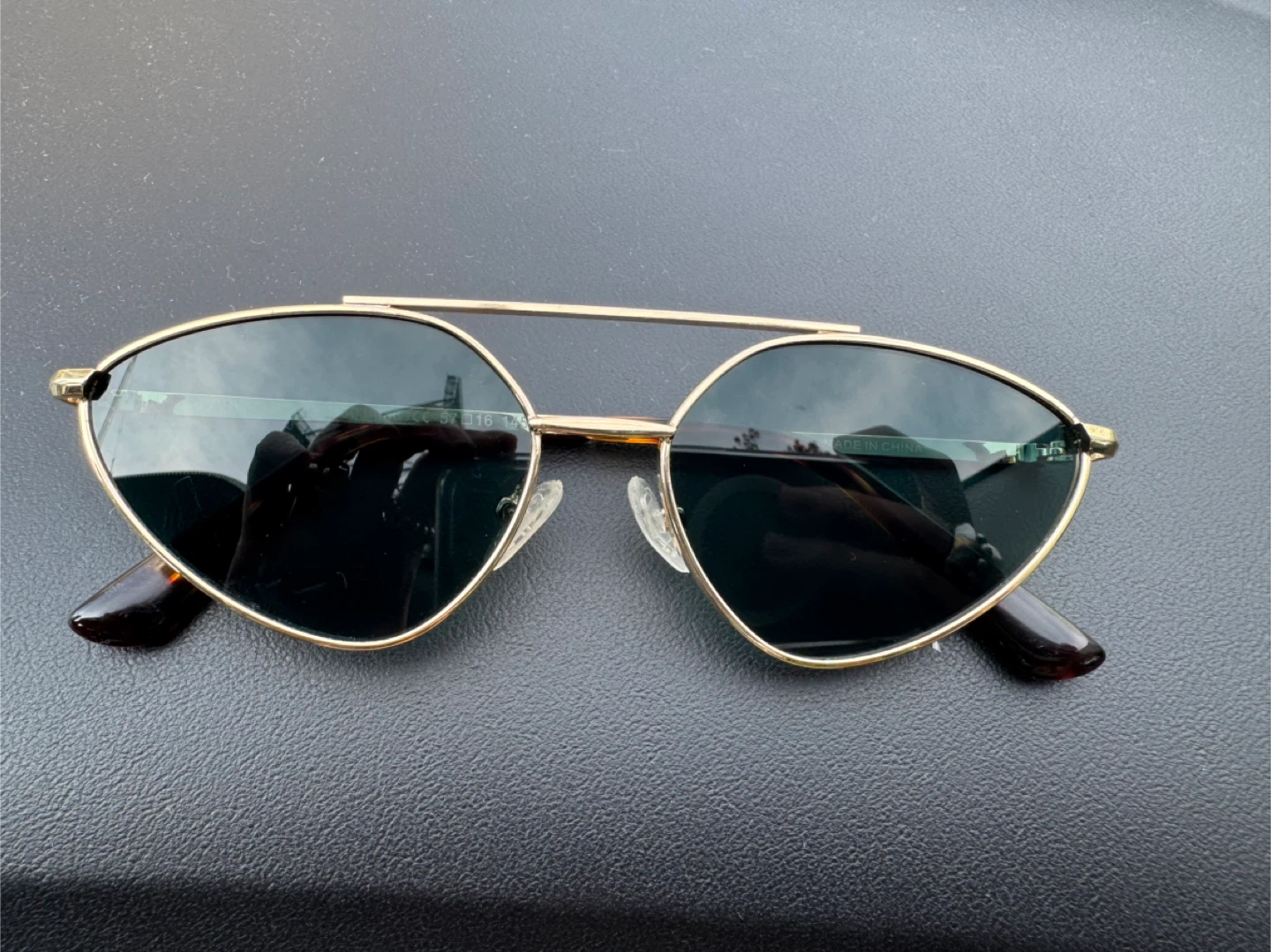 Vintage Style Sunglasses - Gold Frame - photo 2