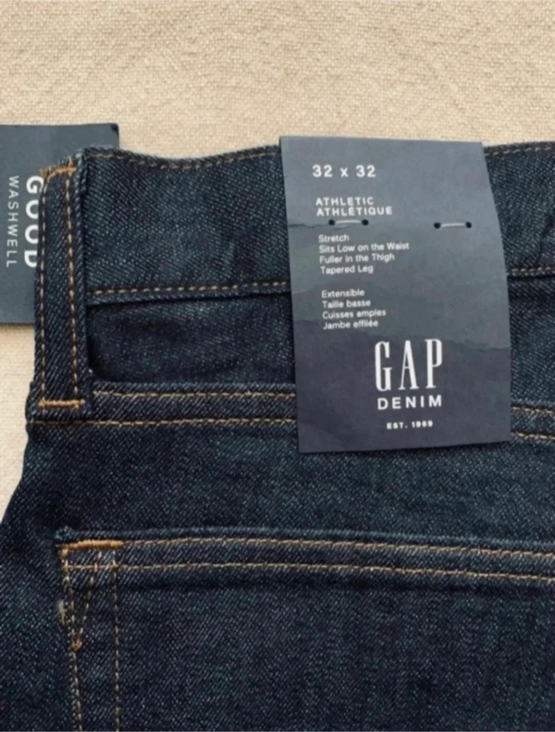 🆕GAP Men’s Raw Denim Jeans- Pants image indicator(4)