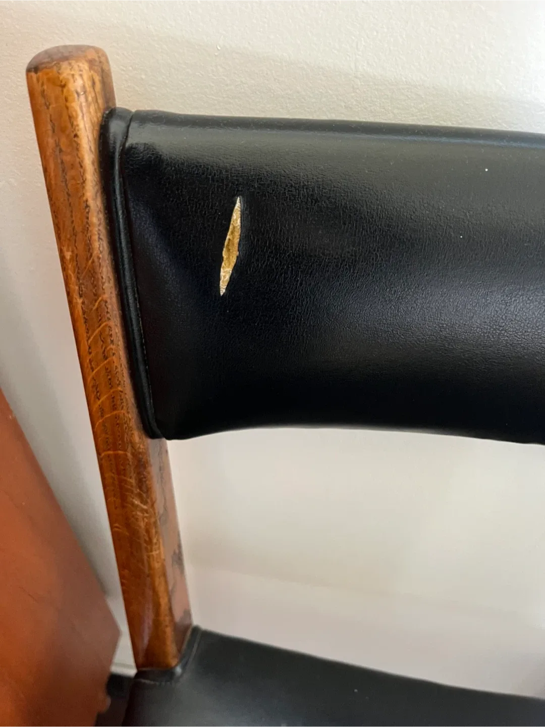 Vintage Black MCM Dining Chair image indicator(3)