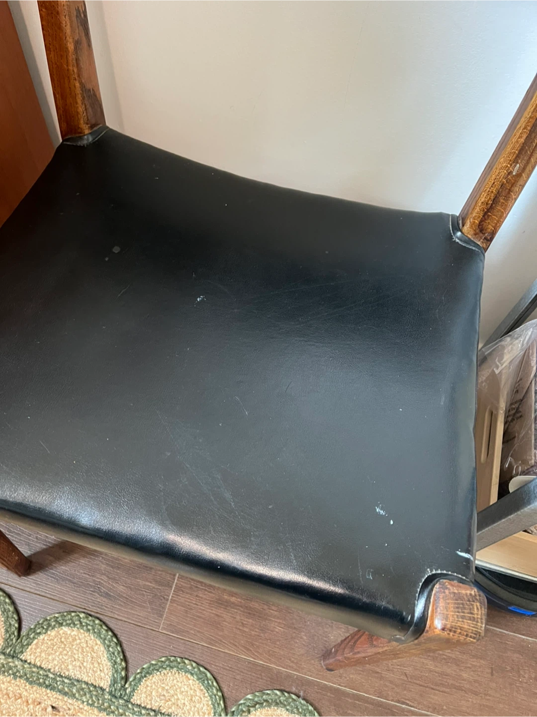 Vintage Black MCM Dining Chair - photo 4
