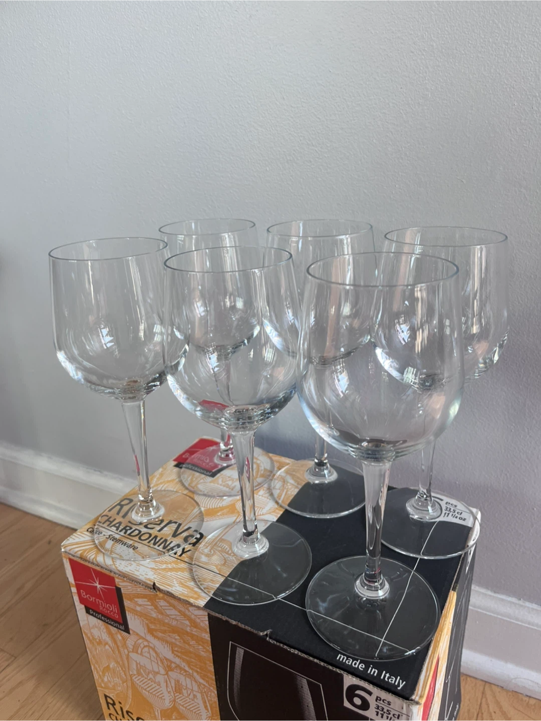 Bormioli Riserva Chardonnay Wine Glasses - Set of 6 - photo 2