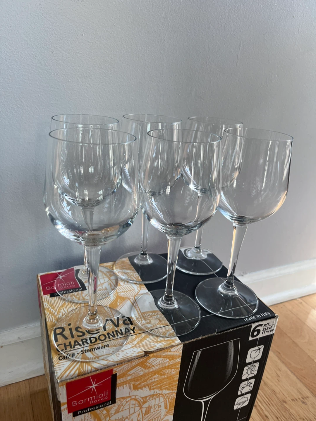 Bormioli Riserva Chardonnay Wine Glasses - Set of 6 - photo 3