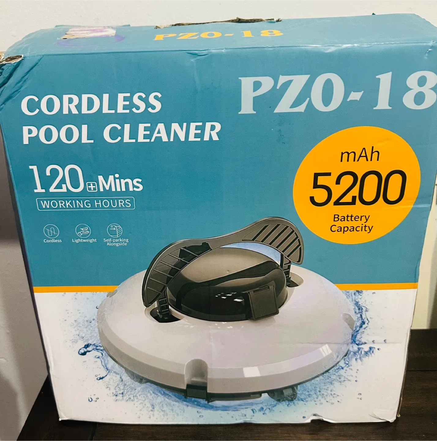 KOSGHO Cordless Robotic Pool Cleaner Vacuum thumbnail