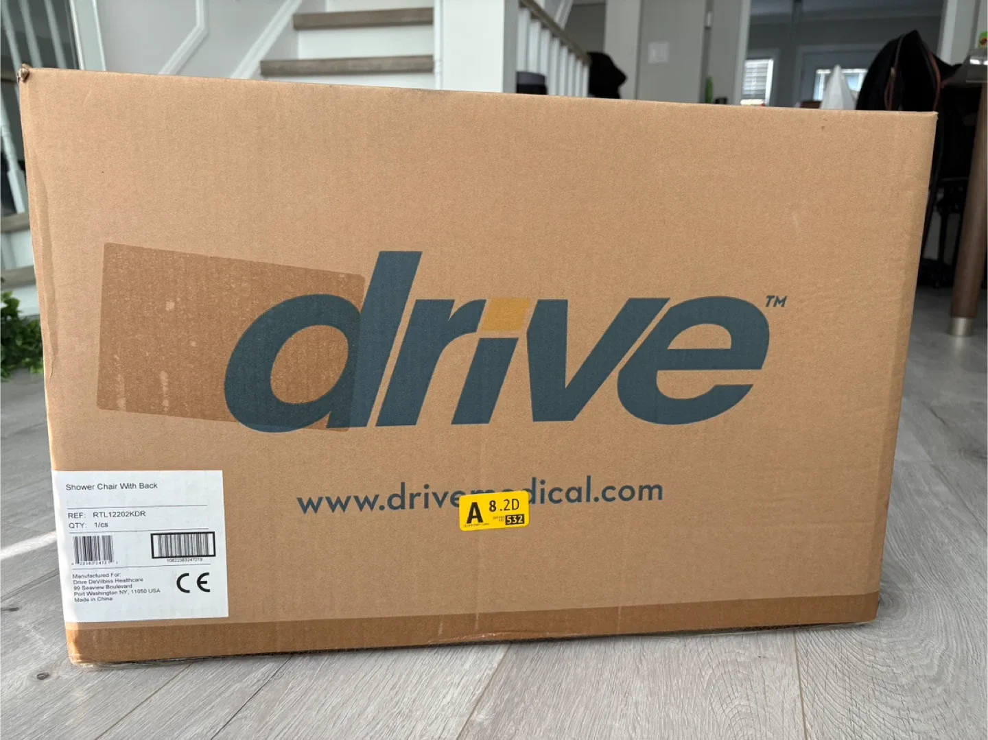 Drive DeVilbiss Shower Chair with Back image indicator(7)