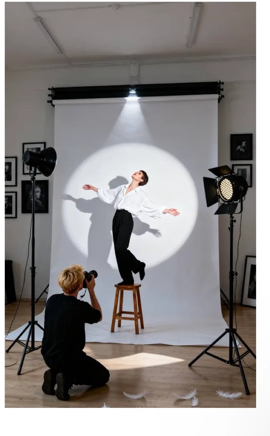 Photo Photography Backdrop Paper,White image indicator(2)