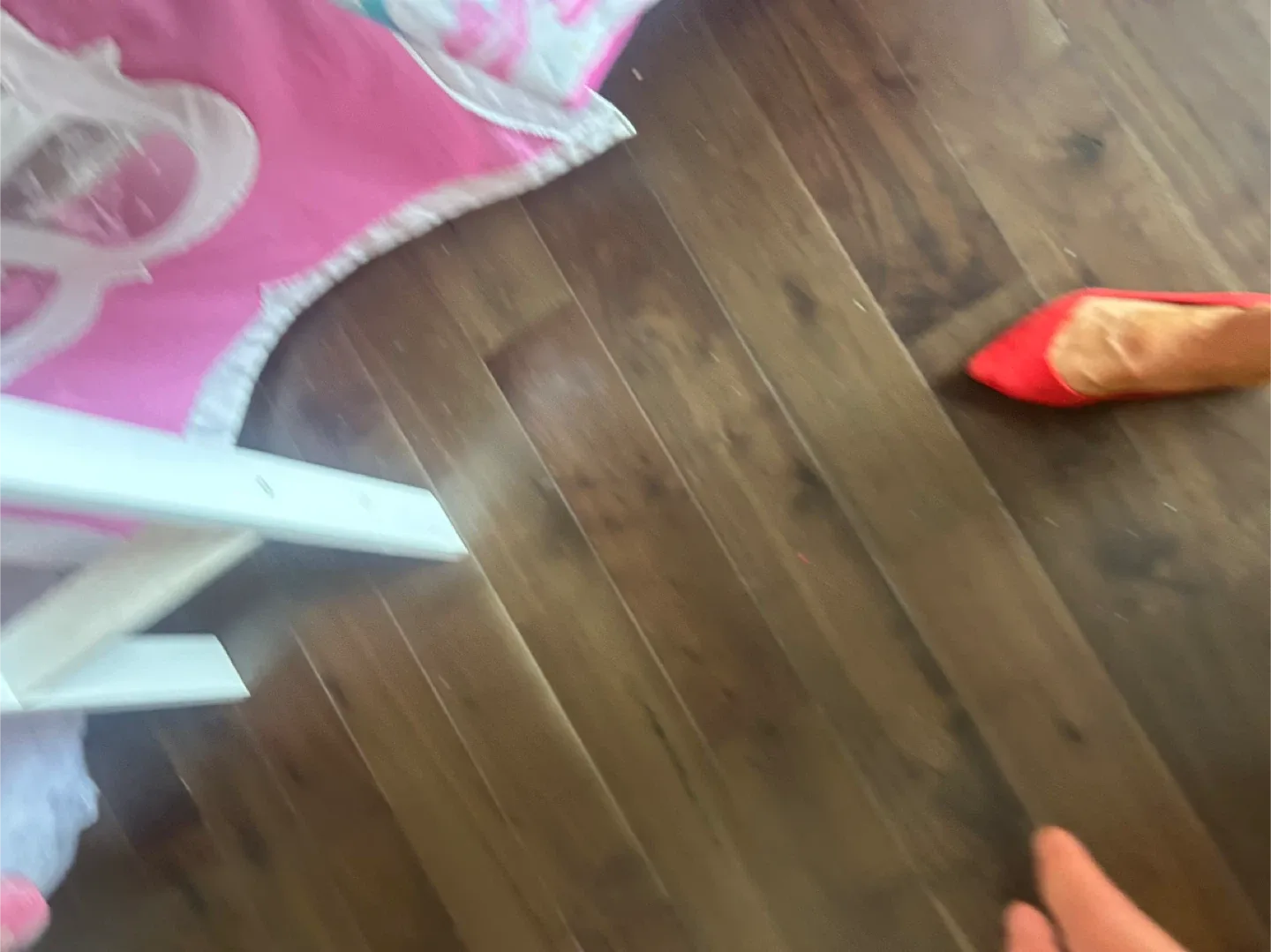 Kids White Loft Bed with Pink Tent image indicator(2)