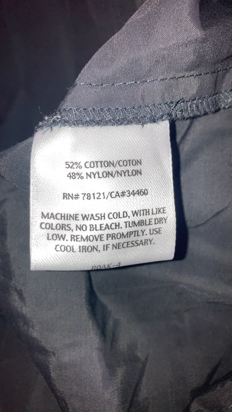 Eileen Fisher Black Hooded Coat - Size L image indicator(3)