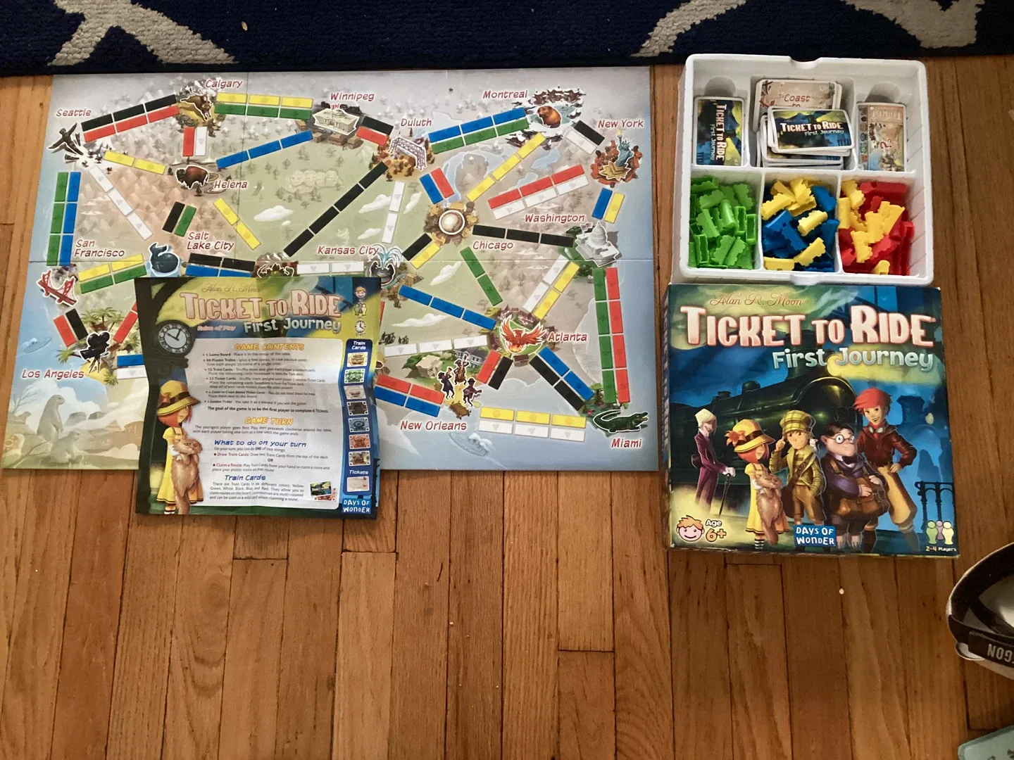 Ticket to Ride: First Journey Board Game thumbnail