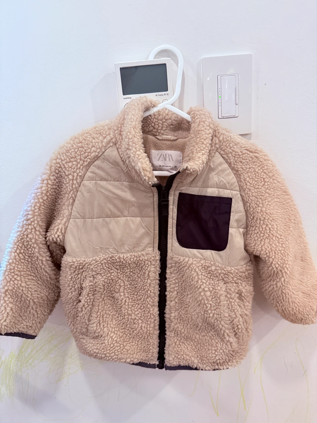 Zara Kids Beige Sherpa Jacket (18-24 Months)