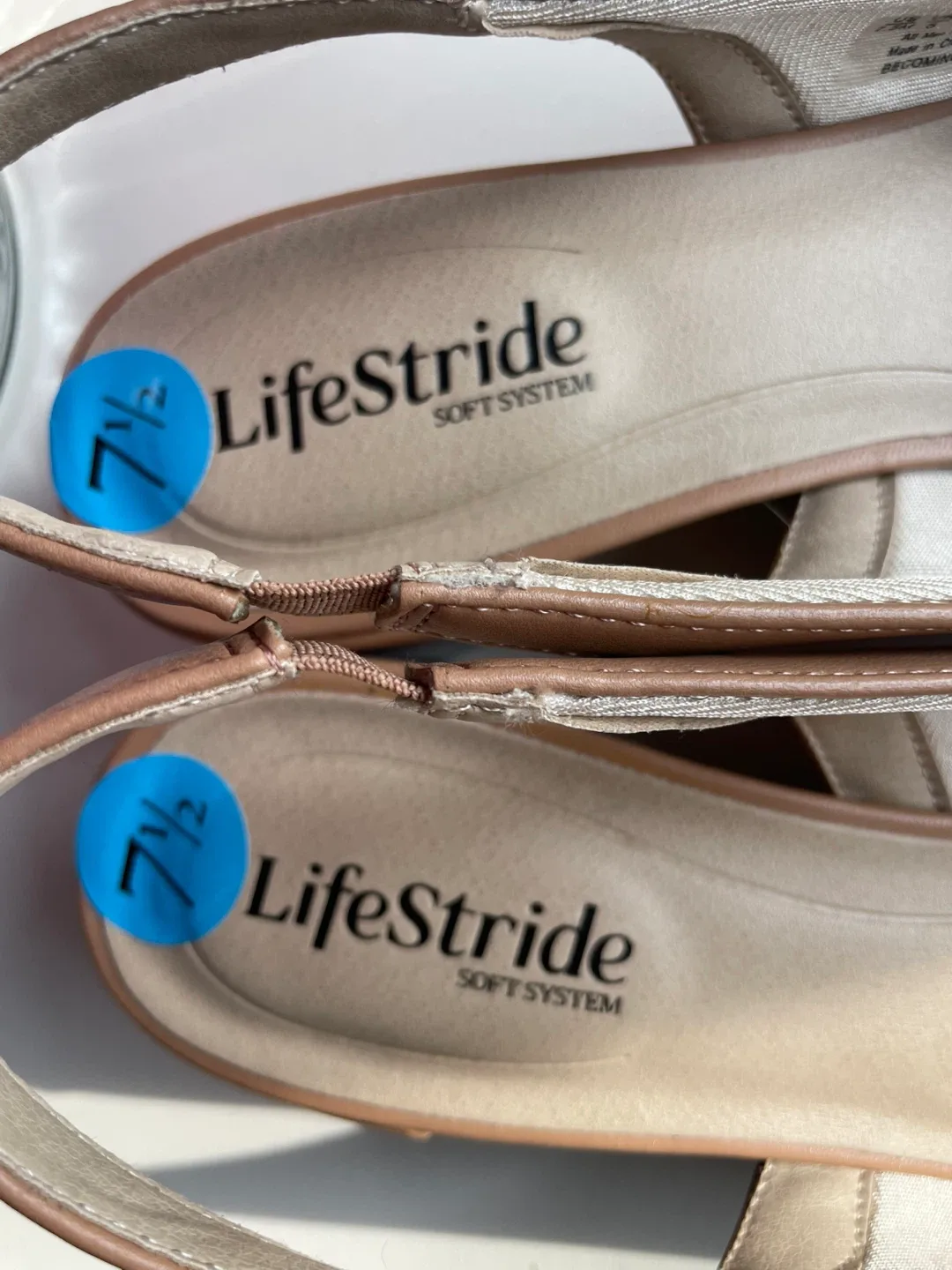 LifeStride Slingback Heels - Size 7.5 image indicator(4)