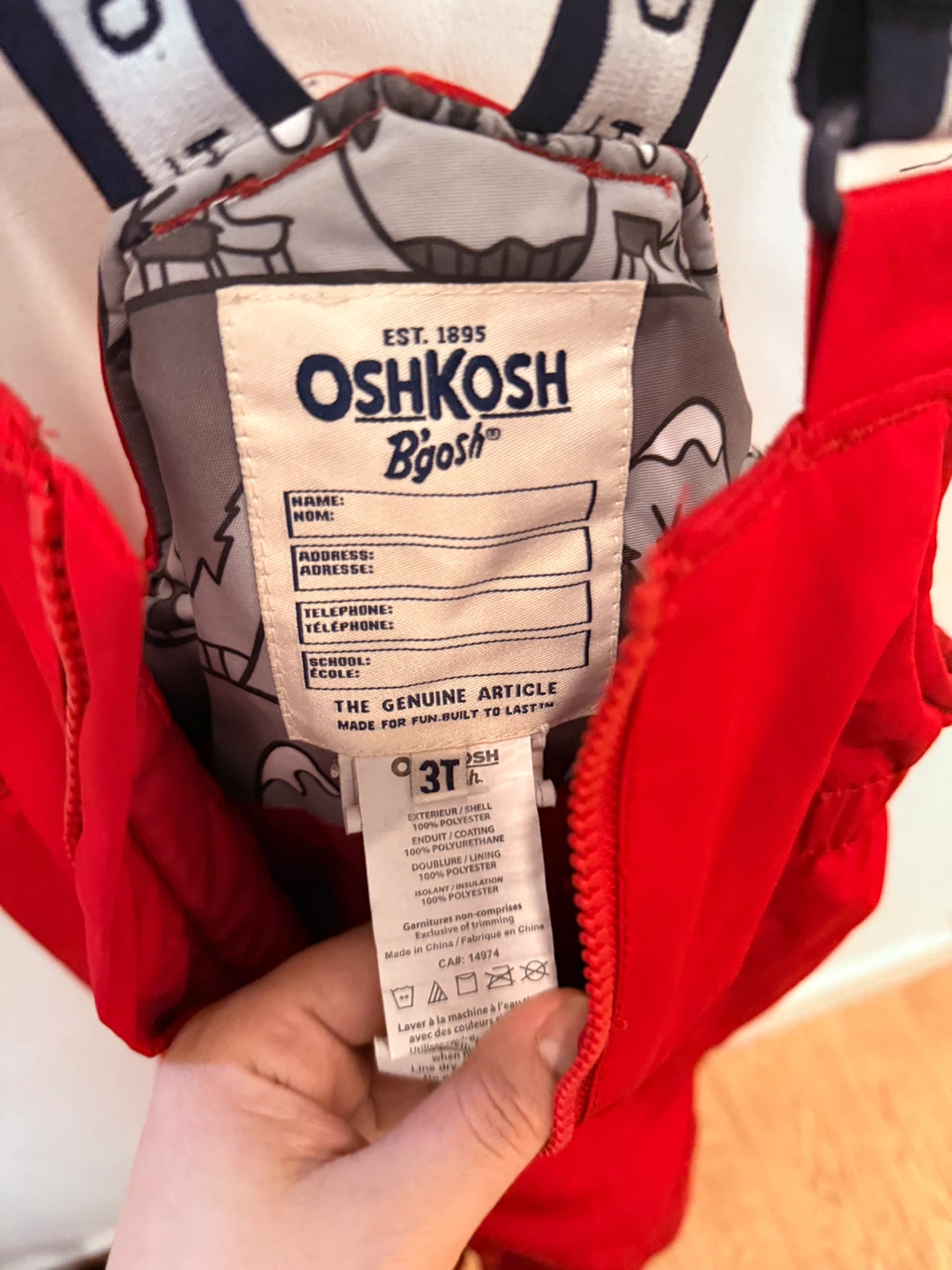 OshKosh B'Gosh 3T Snowsuit - photo 4